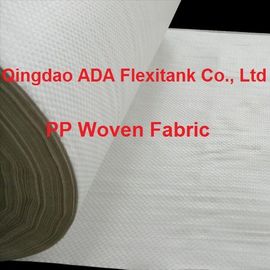 Flexitank Flexibag IBCタンク付属品管状PPの編まれた生地ロール白い色ISO9001の原料